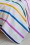 L'essentiel linge de maison Manta Pique Individual Amarillo y Lila